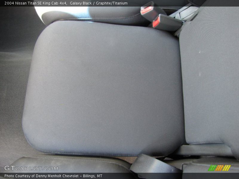 Galaxy Black / Graphite/Titanium 2004 Nissan Titan SE King Cab 4x4