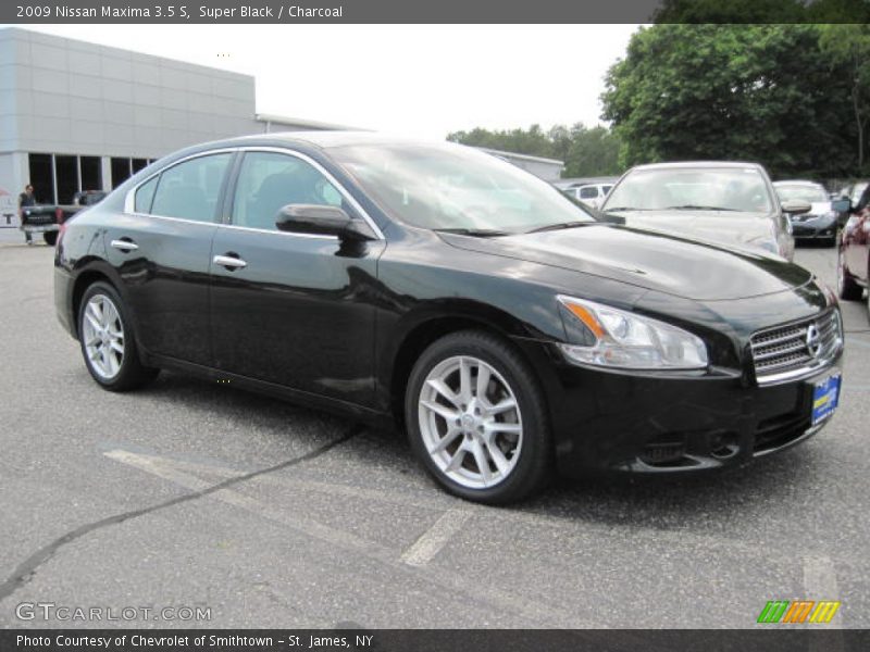Super Black / Charcoal 2009 Nissan Maxima 3.5 S
