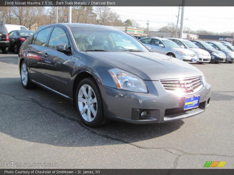 Dark Slate Metallic / Charcoal Black 2008 Nissan Maxima 3.5 SE