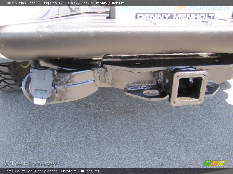 Galaxy Black / Graphite/Titanium 2004 Nissan Titan SE King Cab 4x4