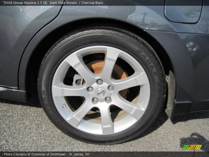 Dark Slate Metallic / Charcoal Black 2008 Nissan Maxima 3.5 SE