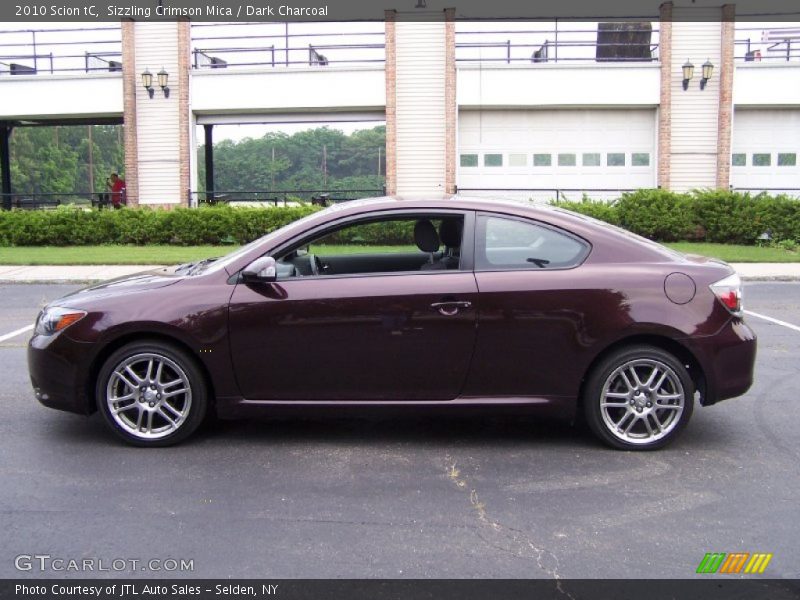 Sizzling Crimson Mica / Dark Charcoal 2010 Scion tC
