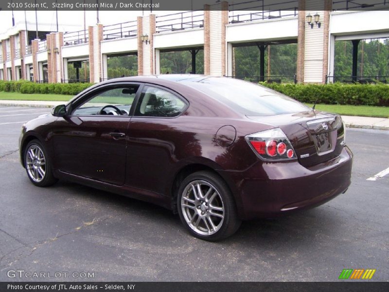 Sizzling Crimson Mica / Dark Charcoal 2010 Scion tC