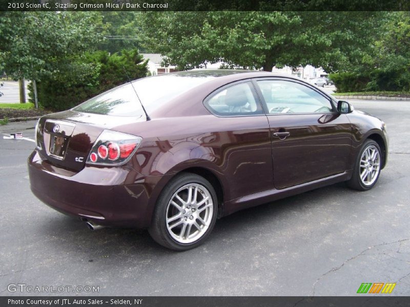 Sizzling Crimson Mica / Dark Charcoal 2010 Scion tC