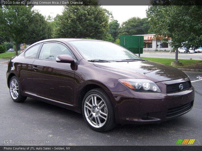 Sizzling Crimson Mica / Dark Charcoal 2010 Scion tC