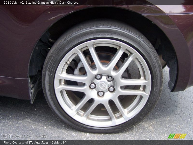 Sizzling Crimson Mica / Dark Charcoal 2010 Scion tC