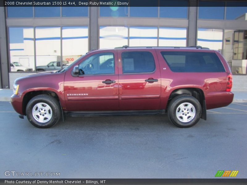  2008 Suburban 1500 LS 4x4 Deep Ruby Metallic