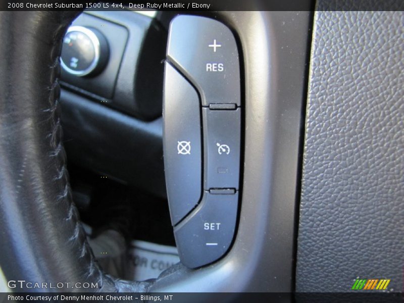 Deep Ruby Metallic / Ebony 2008 Chevrolet Suburban 1500 LS 4x4