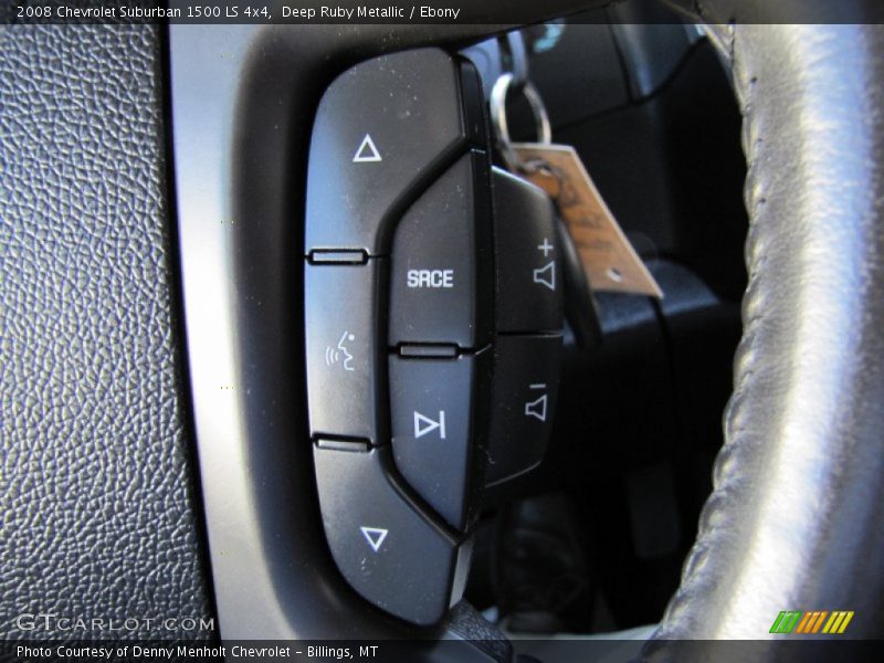 Deep Ruby Metallic / Ebony 2008 Chevrolet Suburban 1500 LS 4x4