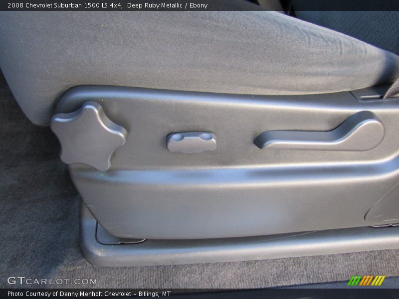 Deep Ruby Metallic / Ebony 2008 Chevrolet Suburban 1500 LS 4x4