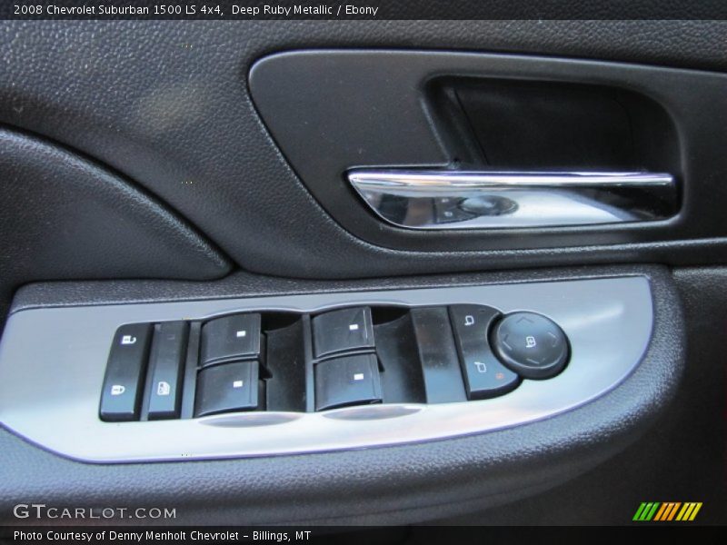 Deep Ruby Metallic / Ebony 2008 Chevrolet Suburban 1500 LS 4x4