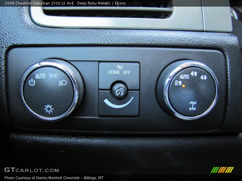 Deep Ruby Metallic / Ebony 2008 Chevrolet Suburban 1500 LS 4x4