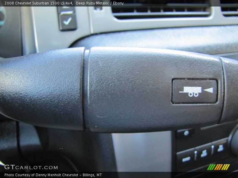 Deep Ruby Metallic / Ebony 2008 Chevrolet Suburban 1500 LS 4x4