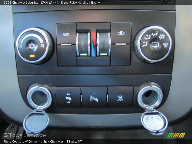 Deep Ruby Metallic / Ebony 2008 Chevrolet Suburban 1500 LS 4x4