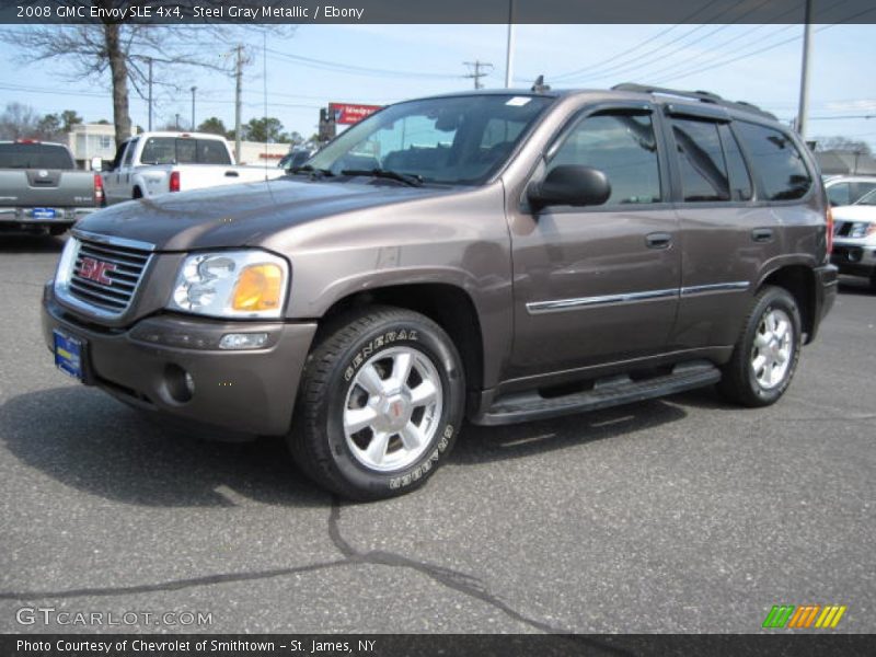 Steel Gray Metallic / Ebony 2008 GMC Envoy SLE 4x4