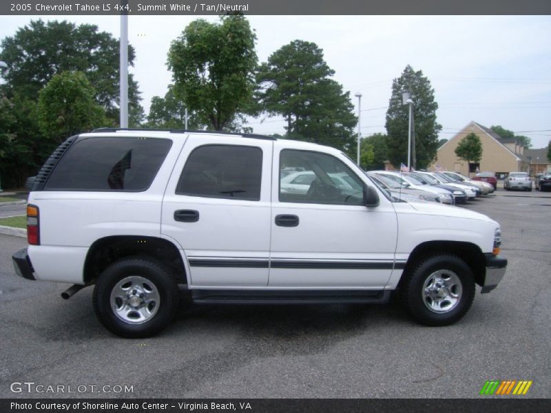 Summit White / Tan/Neutral 2005 Chevrolet Tahoe LS 4x4