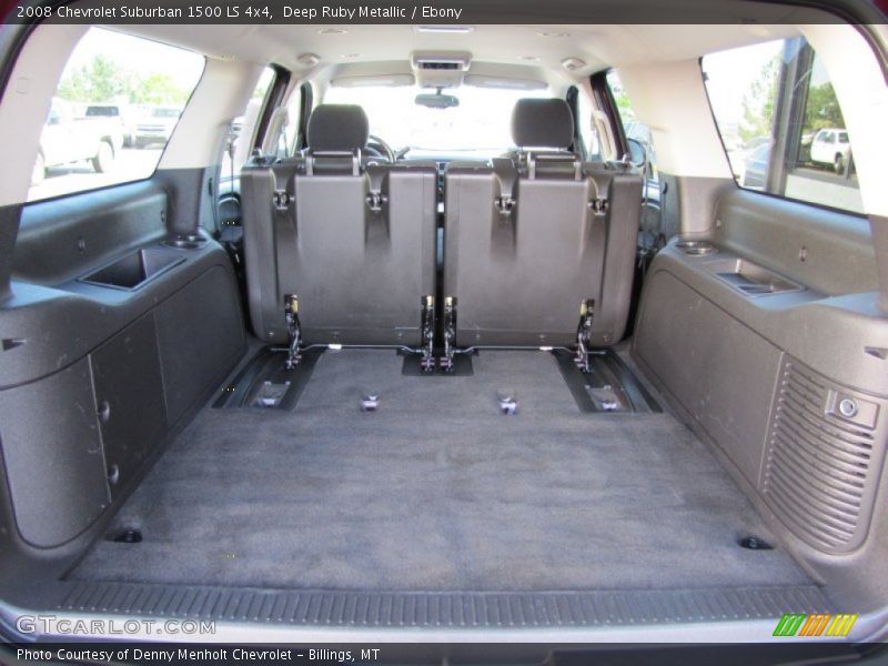 Deep Ruby Metallic / Ebony 2008 Chevrolet Suburban 1500 LS 4x4