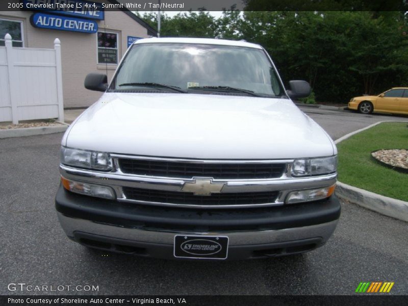 Summit White / Tan/Neutral 2005 Chevrolet Tahoe LS 4x4