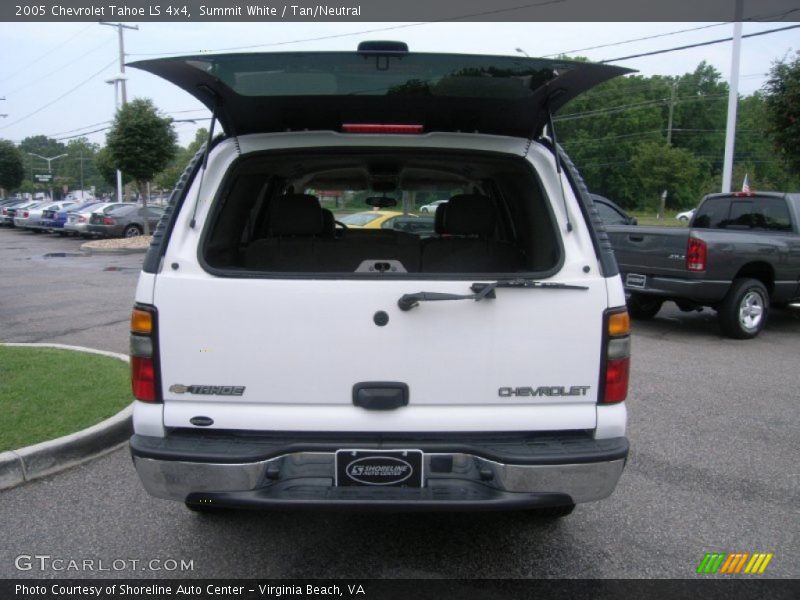 Summit White / Tan/Neutral 2005 Chevrolet Tahoe LS 4x4