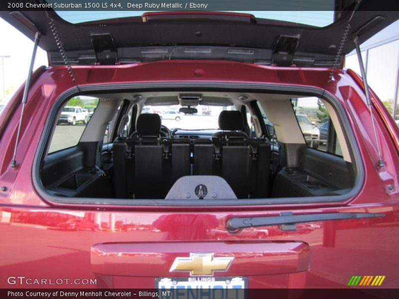 Deep Ruby Metallic / Ebony 2008 Chevrolet Suburban 1500 LS 4x4
