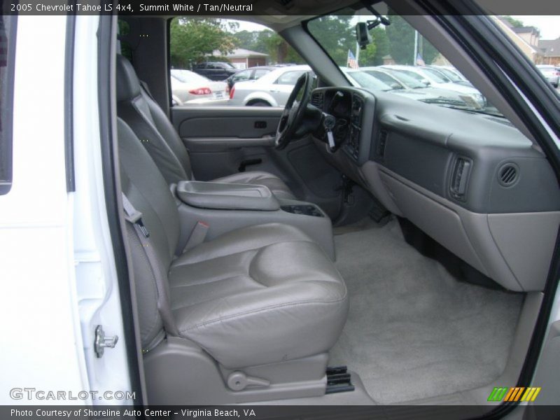 Summit White / Tan/Neutral 2005 Chevrolet Tahoe LS 4x4
