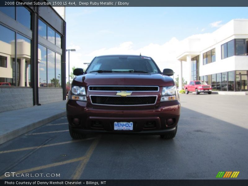 Deep Ruby Metallic / Ebony 2008 Chevrolet Suburban 1500 LS 4x4