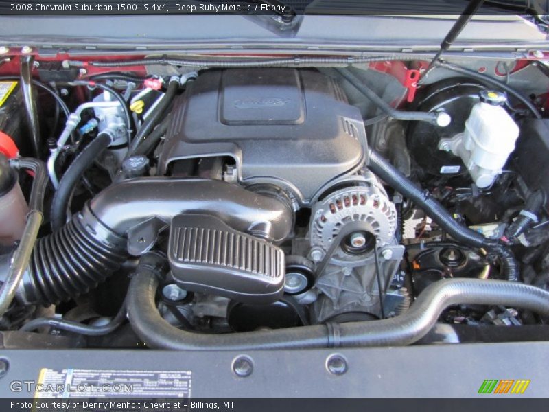 Deep Ruby Metallic / Ebony 2008 Chevrolet Suburban 1500 LS 4x4