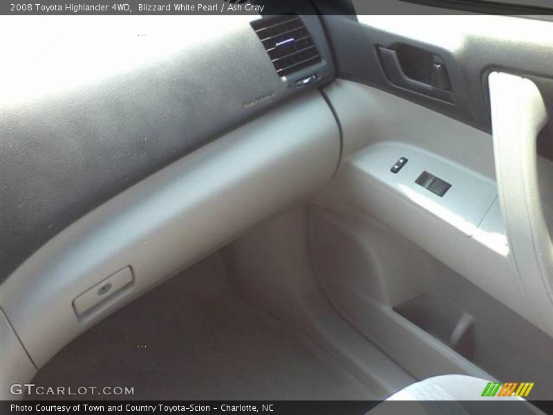 Blizzard White Pearl / Ash Gray 2008 Toyota Highlander 4WD