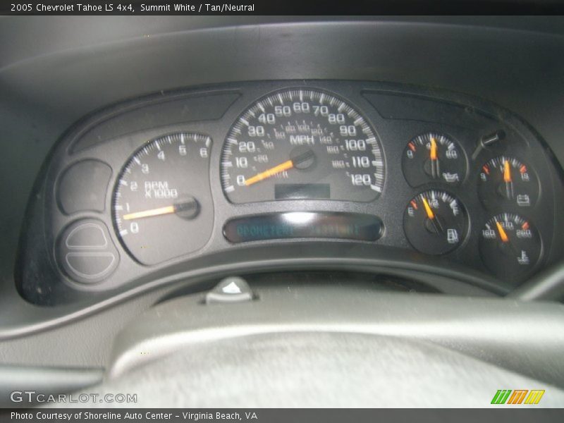 Summit White / Tan/Neutral 2005 Chevrolet Tahoe LS 4x4
