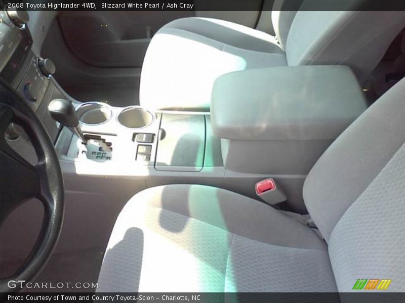 Blizzard White Pearl / Ash Gray 2008 Toyota Highlander 4WD