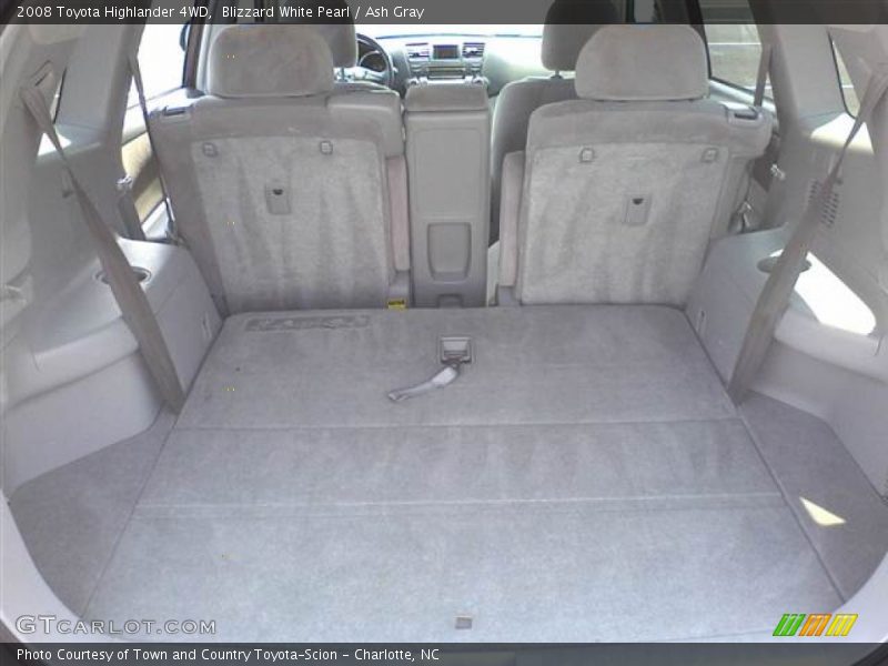 Blizzard White Pearl / Ash Gray 2008 Toyota Highlander 4WD