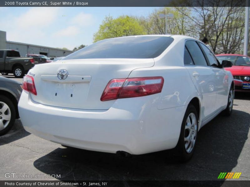 Super White / Bisque 2008 Toyota Camry CE