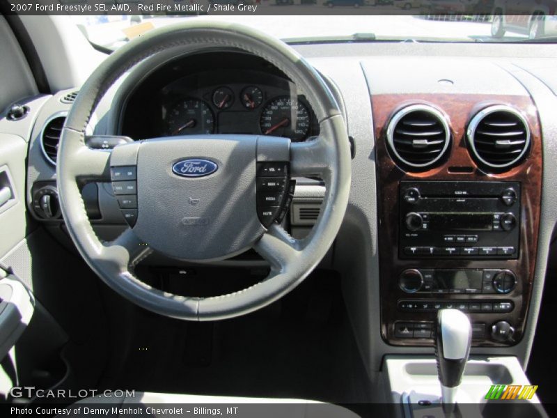 Red Fire Metallic / Shale Grey 2007 Ford Freestyle SEL AWD