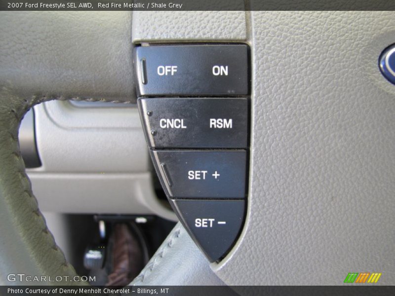Controls of 2007 Freestyle SEL AWD