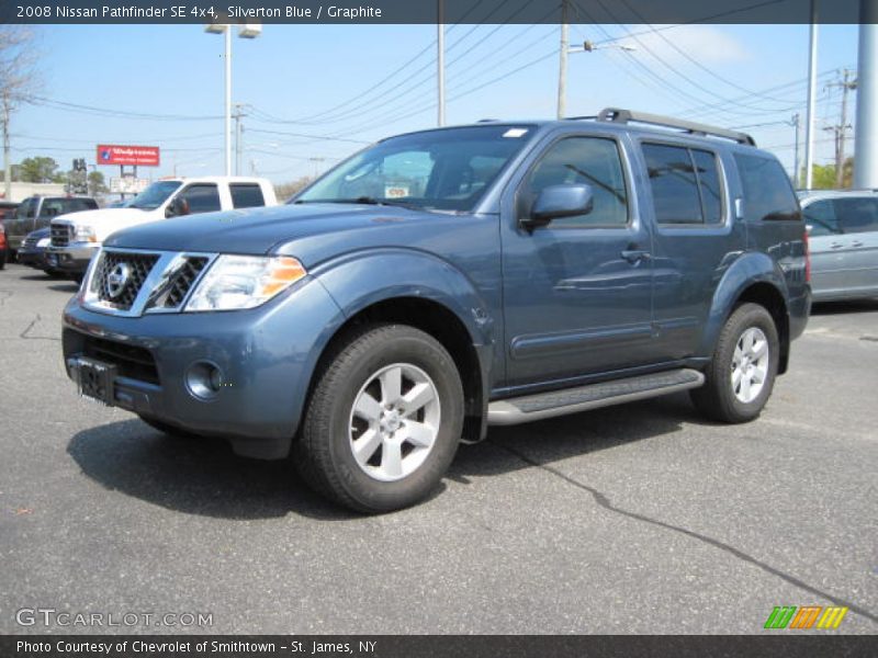 Silverton Blue / Graphite 2008 Nissan Pathfinder SE 4x4