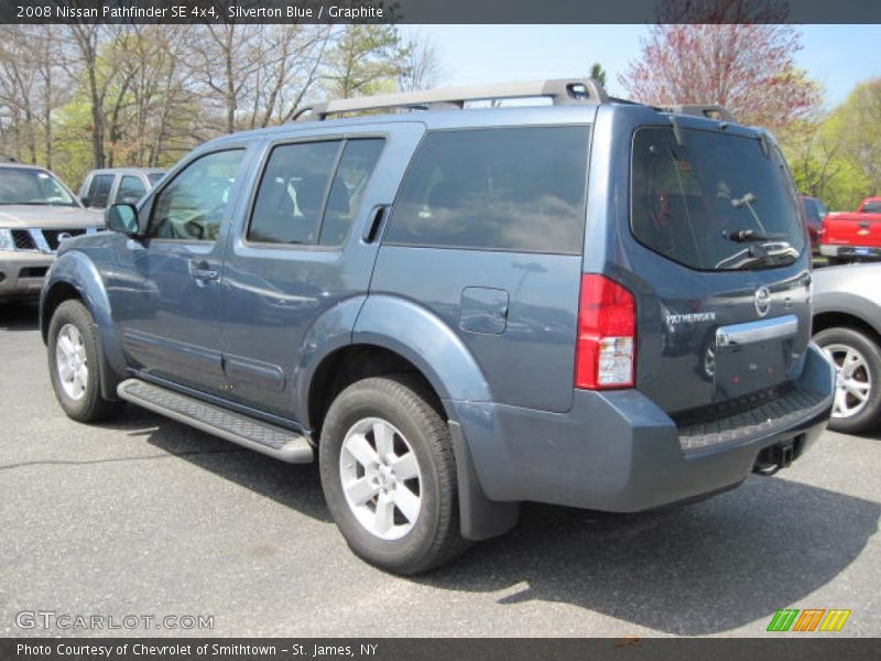 Silverton Blue / Graphite 2008 Nissan Pathfinder SE 4x4