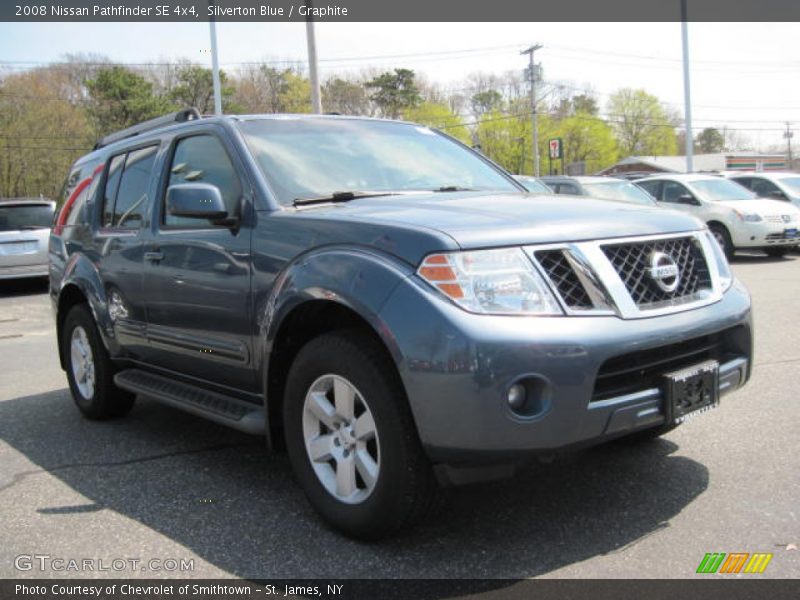 Silverton Blue / Graphite 2008 Nissan Pathfinder SE 4x4
