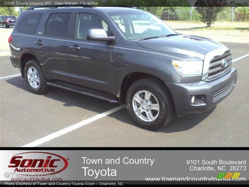 Slate Metallic / Graphite 2008 Toyota Sequoia SR5