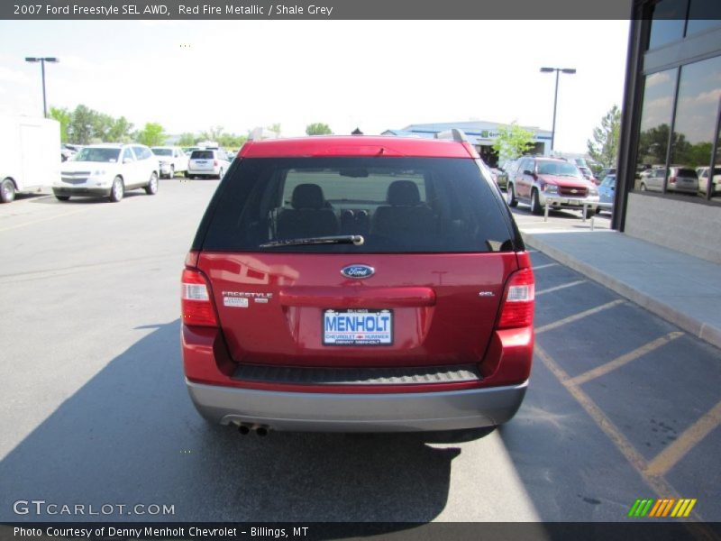 Red Fire Metallic / Shale Grey 2007 Ford Freestyle SEL AWD