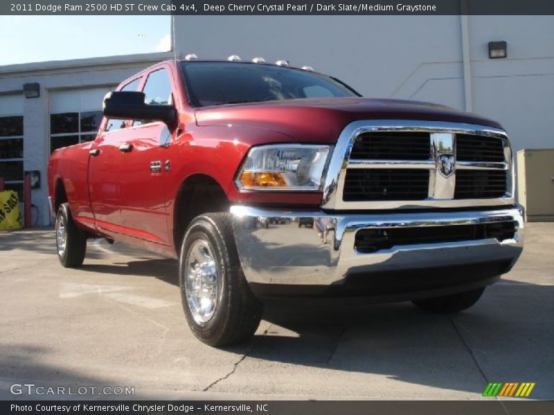 Deep Cherry Crystal Pearl / Dark Slate/Medium Graystone 2011 Dodge Ram 2500 HD ST Crew Cab 4x4