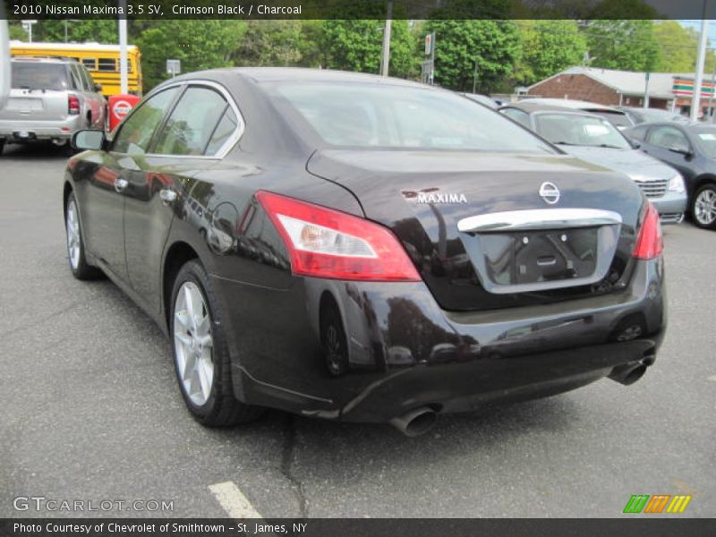 Crimson Black / Charcoal 2010 Nissan Maxima 3.5 SV