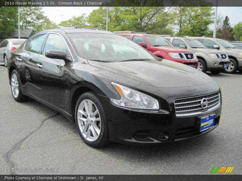 Crimson Black / Charcoal 2010 Nissan Maxima 3.5 SV