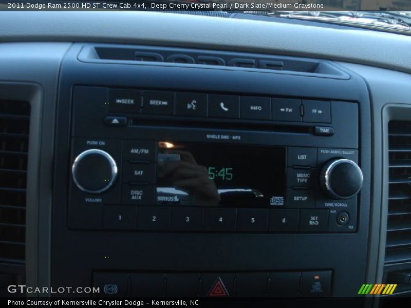 Deep Cherry Crystal Pearl / Dark Slate/Medium Graystone 2011 Dodge Ram 2500 HD ST Crew Cab 4x4