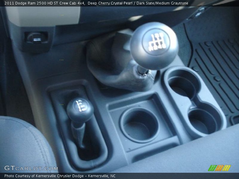 Deep Cherry Crystal Pearl / Dark Slate/Medium Graystone 2011 Dodge Ram 2500 HD ST Crew Cab 4x4