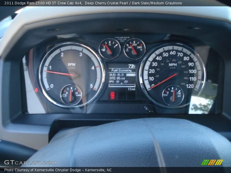Deep Cherry Crystal Pearl / Dark Slate/Medium Graystone 2011 Dodge Ram 2500 HD ST Crew Cab 4x4