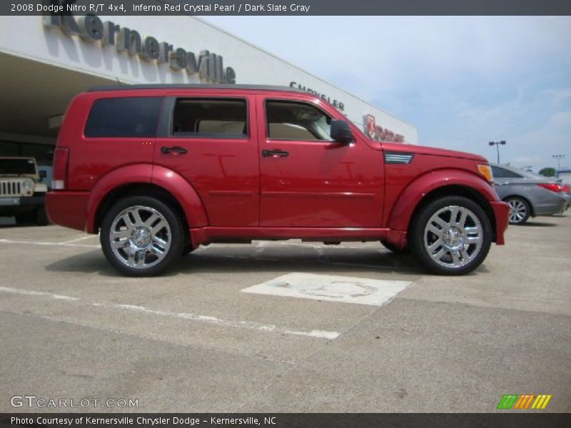 Inferno Red Crystal Pearl / Dark Slate Gray 2008 Dodge Nitro R/T 4x4