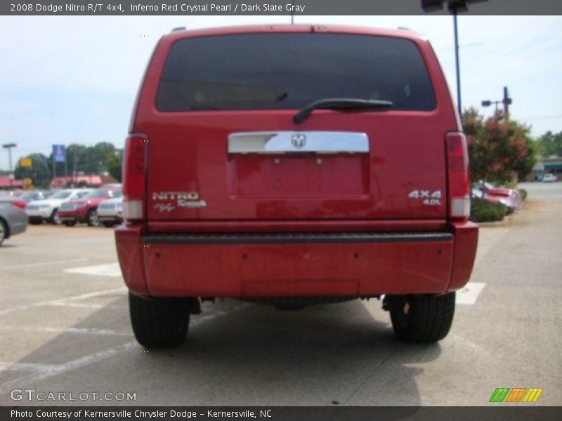 Inferno Red Crystal Pearl / Dark Slate Gray 2008 Dodge Nitro R/T 4x4
