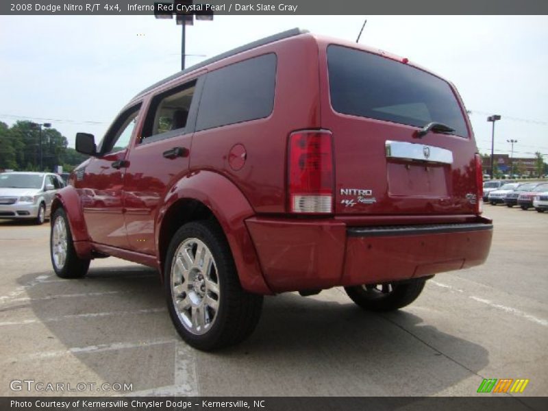 Inferno Red Crystal Pearl / Dark Slate Gray 2008 Dodge Nitro R/T 4x4