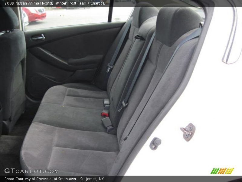 Winter Frost Pearl / Charcoal 2009 Nissan Altima Hybrid
