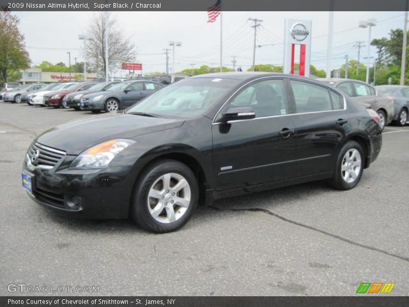Super Black / Charcoal 2009 Nissan Altima Hybrid